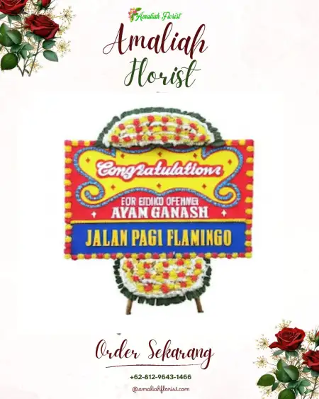 Sewa Papan Bunga Pacarkeling